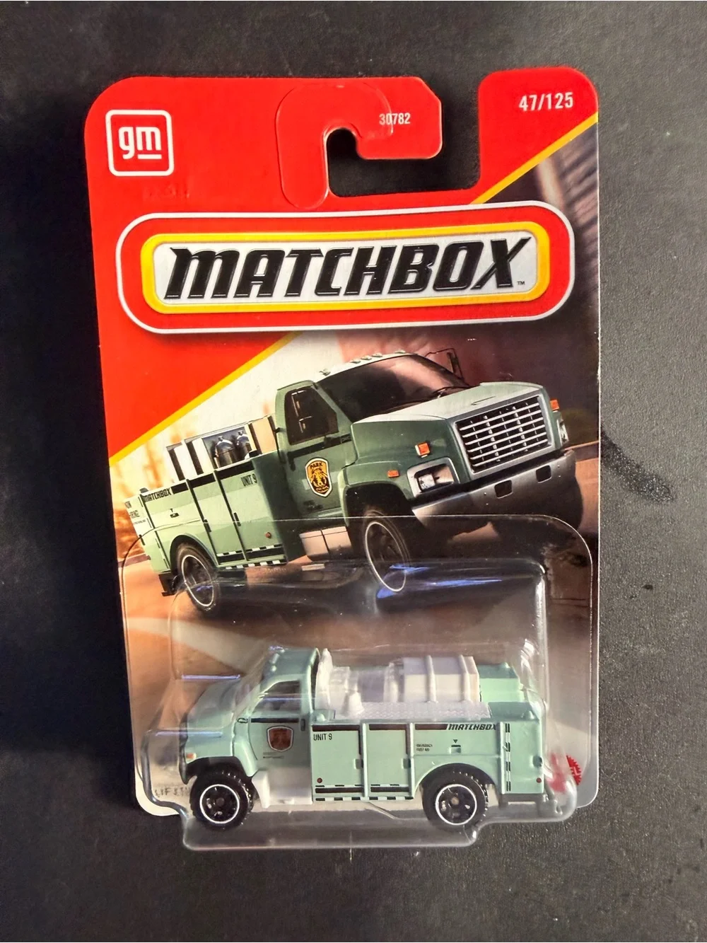 Matchbox Light Green Utility Service Truck Toy